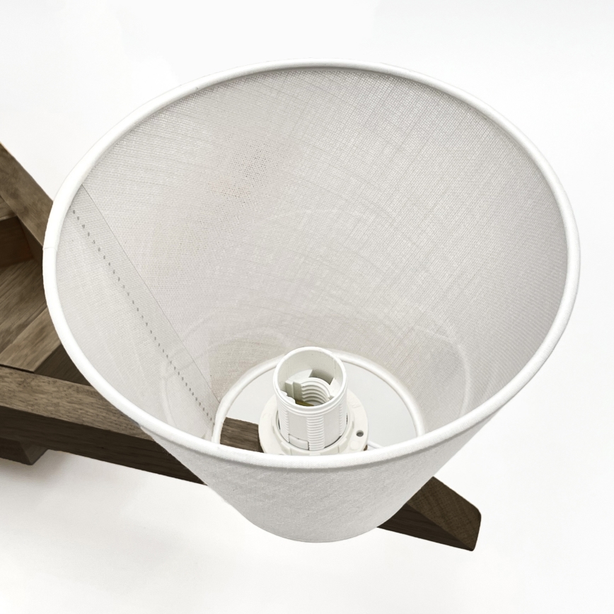 Brilagi - LED  Plafonnier ANTHONY 5xE14/40W/230V chêne noyer