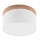 Brilagi - LED Plafonnier BELLADONNA 1xE27/15W/230V d. 30 cm blanc/chêne
