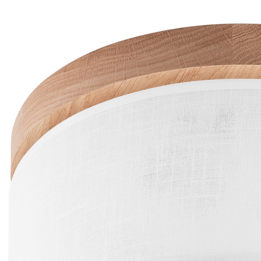 Brilagi - LED Plafonnier BELLADONNA 1xE27/15W/230V d. 30 cm blanc/chêne
