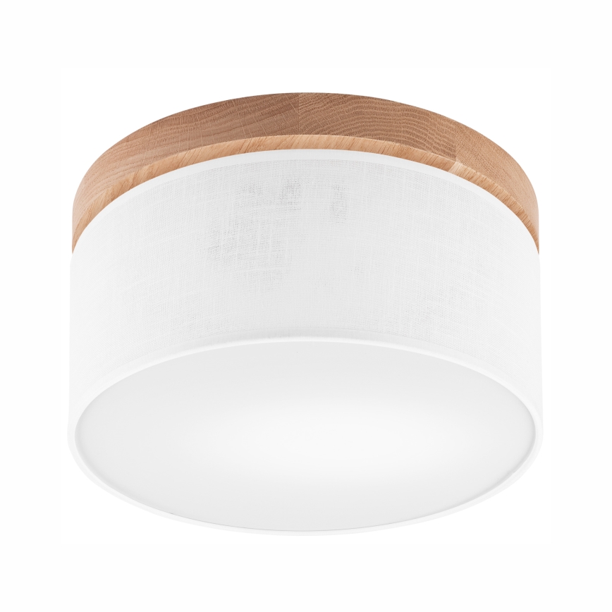 Brilagi - LED Plafonnier BELLADONNA 1xE27/15W/230V d. 30 cm blanc/chêne