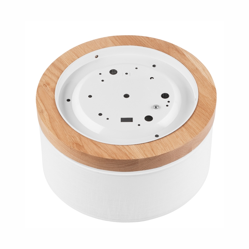 Brilagi - LED Plafonnier BELLADONNA 1xE27/15W/230V d. 30 cm blanc/chêne
