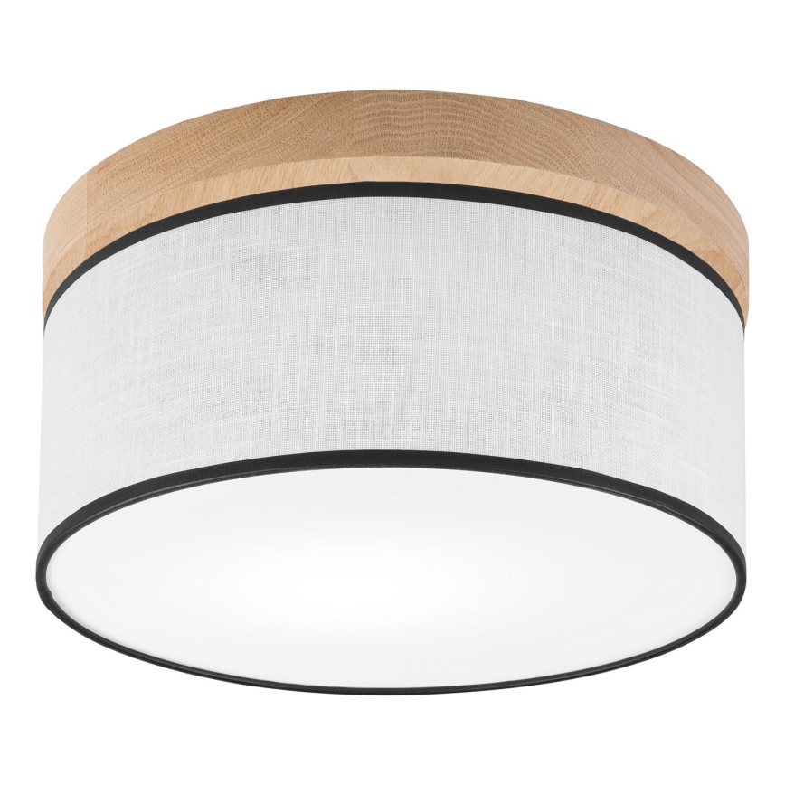 Brilagi - LED Plafonnier BELLADONNA 1xE27/15W/230V d. 30 cm blanc/chêne