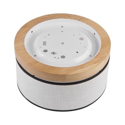 Brilagi - LED Plafonnier BELLADONNA 1xE27/15W/230V d. 30 cm blanc/chêne