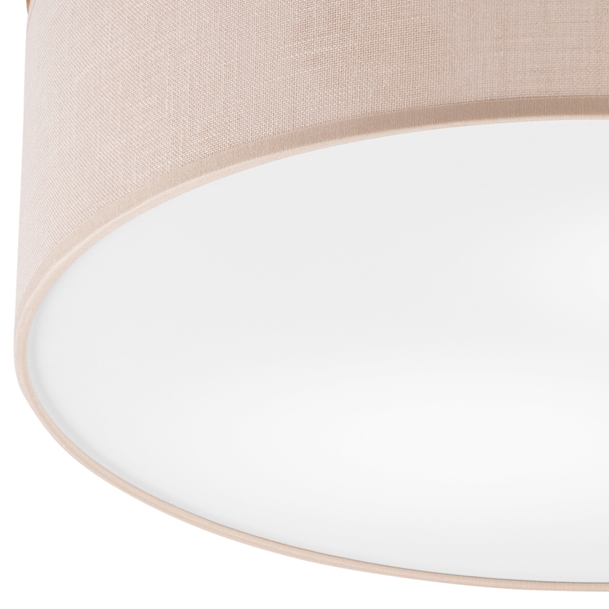 Brilagi - LED Plafonnier BELLADONNA 2xE27/15W/230V d.40 cm beige/chêne