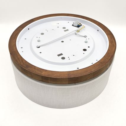 Brilagi - LED Plafonnier BELLADONNA 2xE27/15W/230V d. 40 cm blanc/chêne cerise