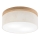 Brilagi - LED Plafonnier BELLADONNA 2xE27/15W/230V d. 40 cm crème/chêne