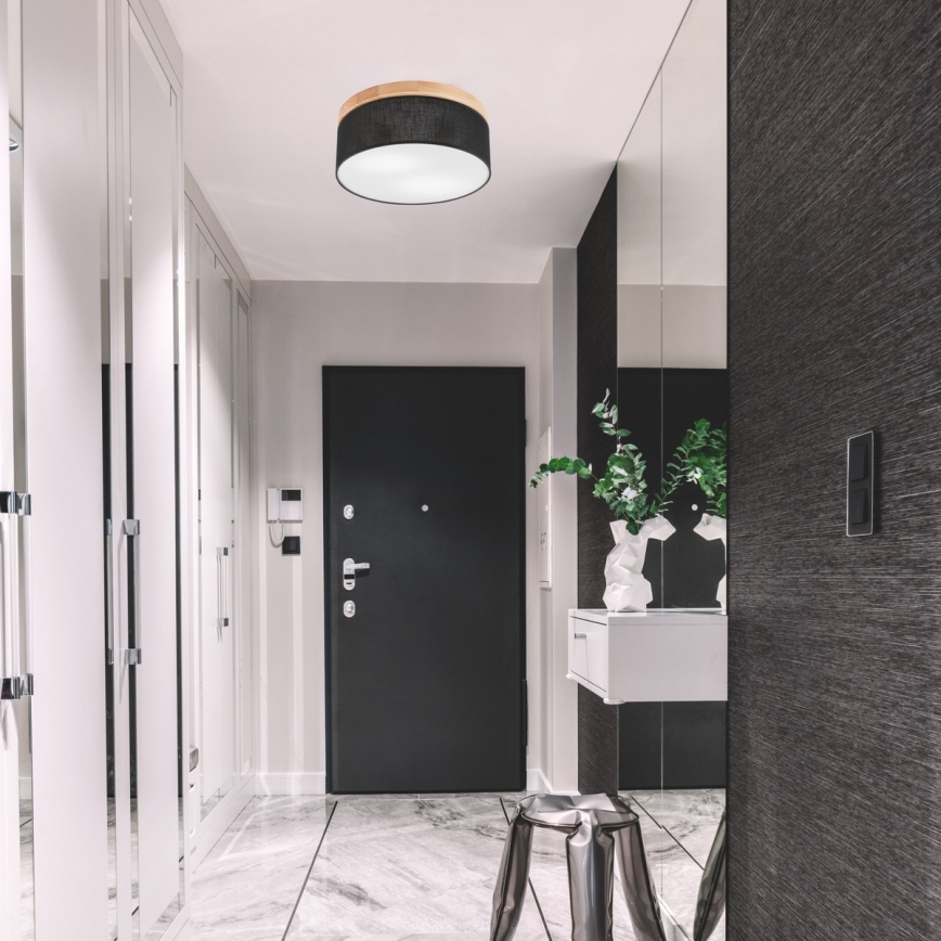Brilagi - LED Plafonnier BELLADONNA 2xE27/15W/230V d. 40 cm noir/pin