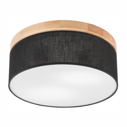 Brilagi - LED Plafonnier BELLADONNA 2xE27/15W/230V d. 40 cm noir/pin