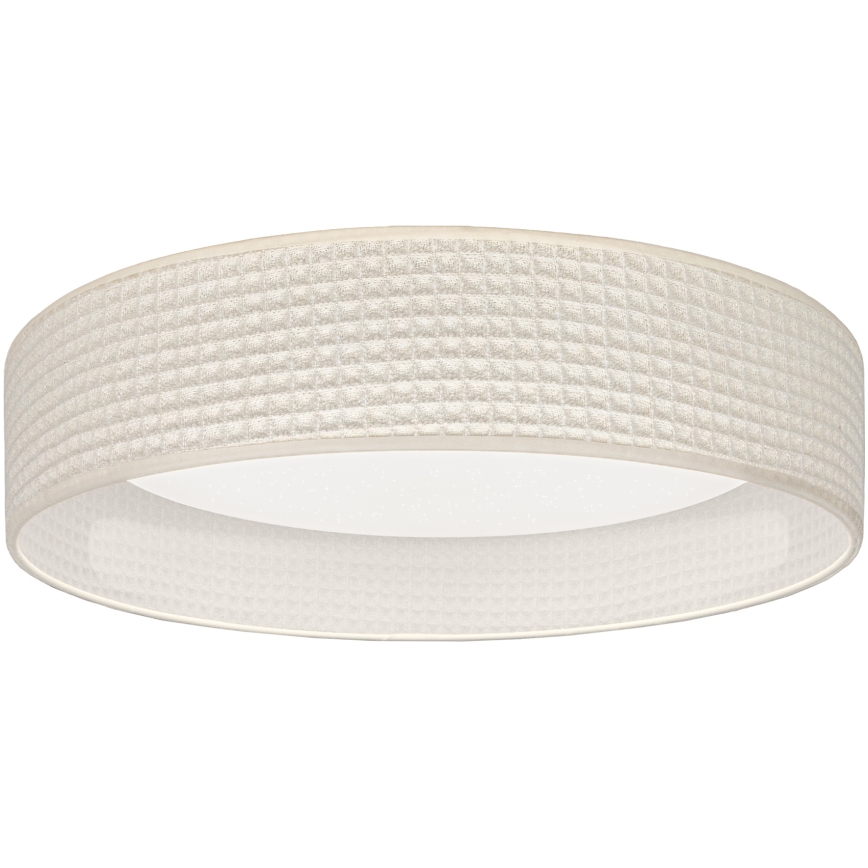 Brilagi - Plafonnier LED dimmable VELVET SMARTIX STARS LED/36W/230V 3000-6000K Ø 55 cm crème Wi-Fi Tuya Beacon + télécommande