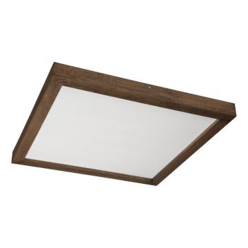 Brilagi - LED Plafonnier de salle de bain WOODY FRAME LED/40W/230V 60x60 cm IP44 noyer