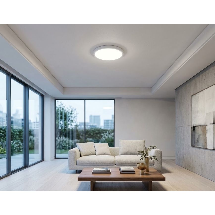 BRILAGI - Plafonnier LED pour salle de bains ZENNA LED/18W/230V Ø 29,5 cm IP44 blanc