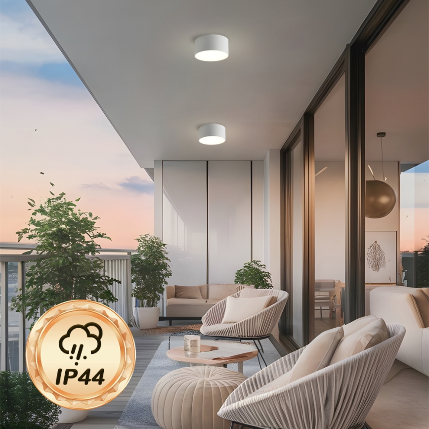 BRILAGI - LED Plafonnier d'extérieur FORIS LED/14W/230V Ø 12 cm blanc IP44
