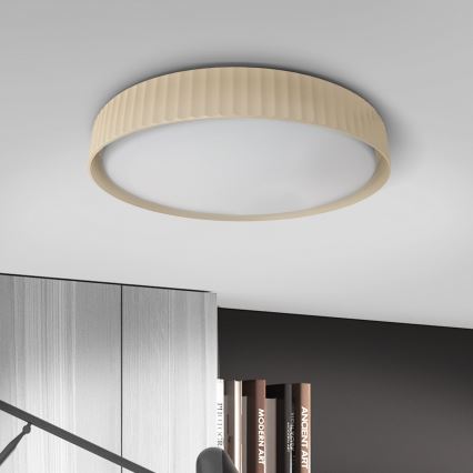 Brilagi - Plafonnier LED dimmable LUCIA LED/48W/230V 3000-6500K Ø 41 cm beige + télécommande