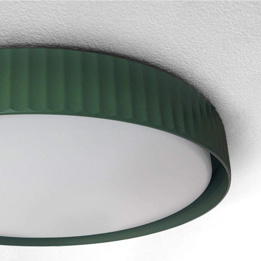 Brilagi - Plafonnier LED dimmable LUCIA LED/48W/230V 3000-6500K Ø 41 cm vert + télécommande