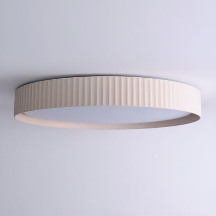 Brilagi - Plafonnier LED dimmable LUCIA, 60 W, 230 V, 3000–6500 K, Ø 59 cm, beige + télécommande