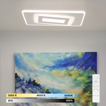 BRILAGI - LED Plafonnier dimmable MODERN LED/51W/230V 3000-6000K 20x40 cm + télécommande