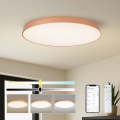 BRILAGI - LED plafonnier dimmable POOL SMART LED/128W/230V 100 cm 3000-6000K Wi-Fi Tuya bronze + télécommande