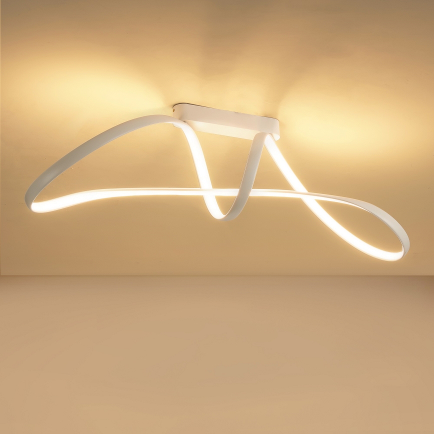 Brilagi - Plafonnier LED dimmable en saillie TWISTER LED/60W/230V 3000-6000K blanc + télécommande