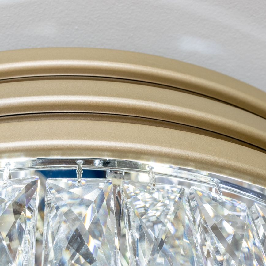 Brilagi - LED Plafonnier en cristal VELURE 5xE14/40W/230V doré