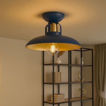 Brilagi - LED Plafonnier FLAMENGO 1xE27/60W/230V bleu