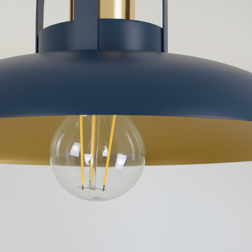 Brilagi - LED Plafonnier FLAMENGO 1xE27/60W/230V bleu