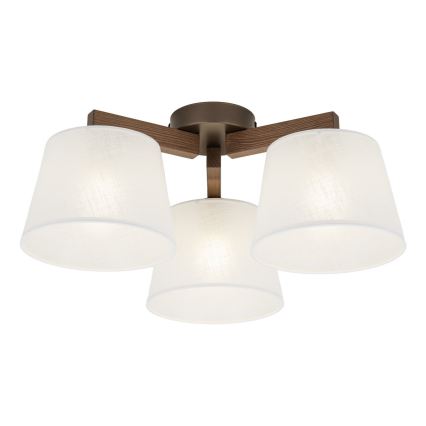 BRILAGI - LED Plafonnier LATTE 3xE27/15W/230V pin/blanc