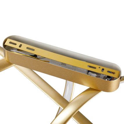 Brilagi - Lustre LED dimmable à montage en surface TWISTER LED/60W/230V 3000-6000K doré + télécommande