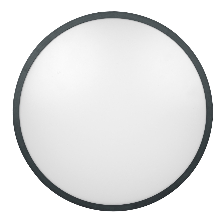 Brilagi - Plafonnier LED pour salle de bains avec capteur ZENNA LED/18W/230V Ø 29,5 cm IP44 anthracite + télécommande