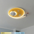 Brilagi -LED Plafonnier pour enfants STARSHIP LED/64W/230V 3000/4500K jaune