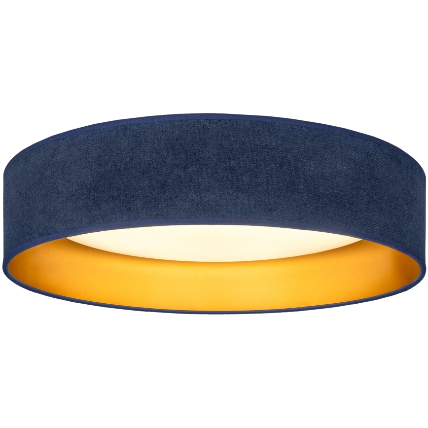 Brilagi - Plafonnier LED VELVET SIMPLE LED/24W/230V 3000K Ø 45 cm bleu/doré