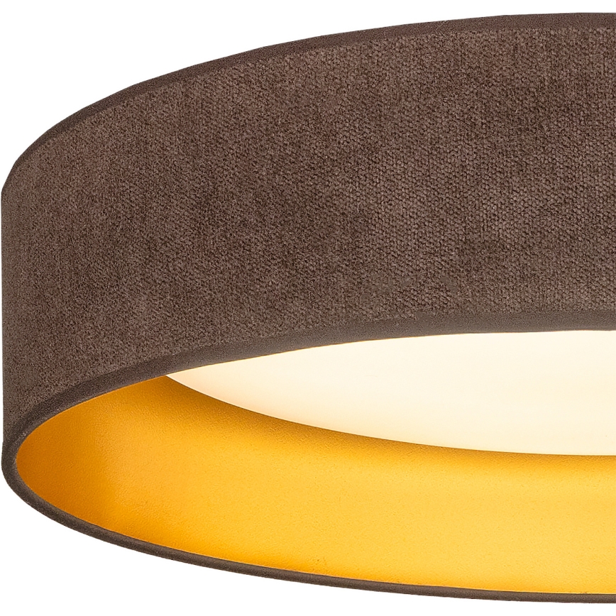 Brilagi - Plafonnier LED VELVET SIMPLE LED/24W/230V 3000K Ø 45 cm marron/doré