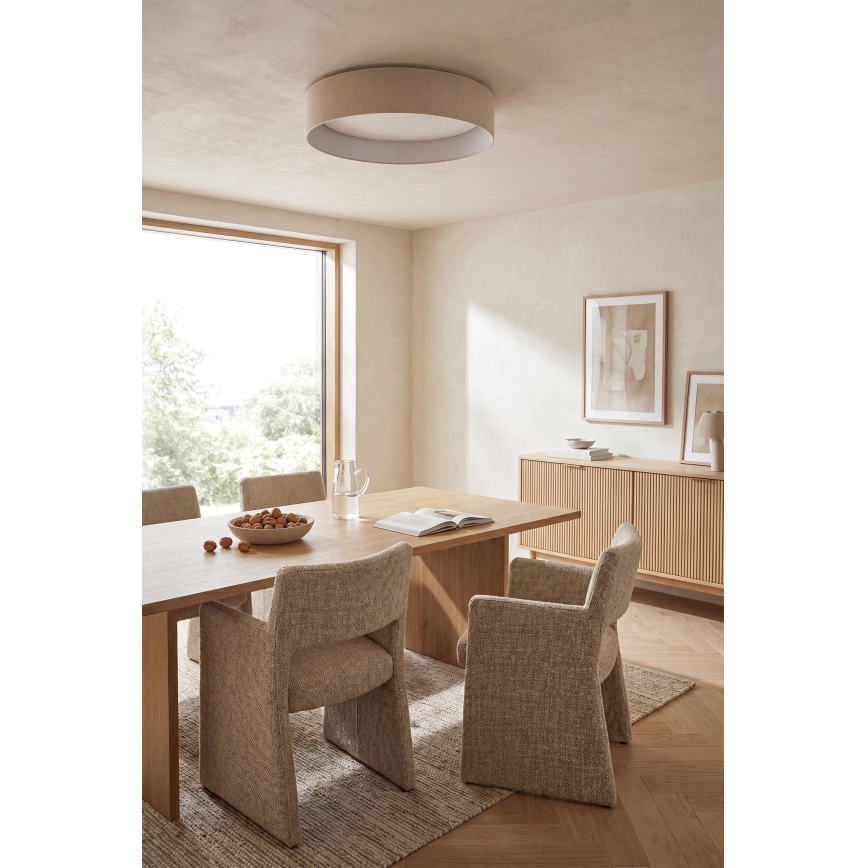 Brilagi - Plafonnier LED VELVET SIMPLE LED/24W/230V 4000K, Ø 45 cm, crème