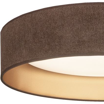 Brilagi - Plafonnier LED VELVET SIMPLE LED/24W/230V 4000K Ø 45 cm brun/doré