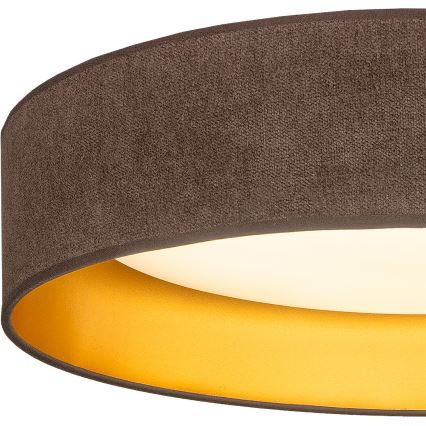 Brilagi - Plafonnier LED VELVET SIMPLE LED/36W/230V 3000K Ø 55 cm marron/doré