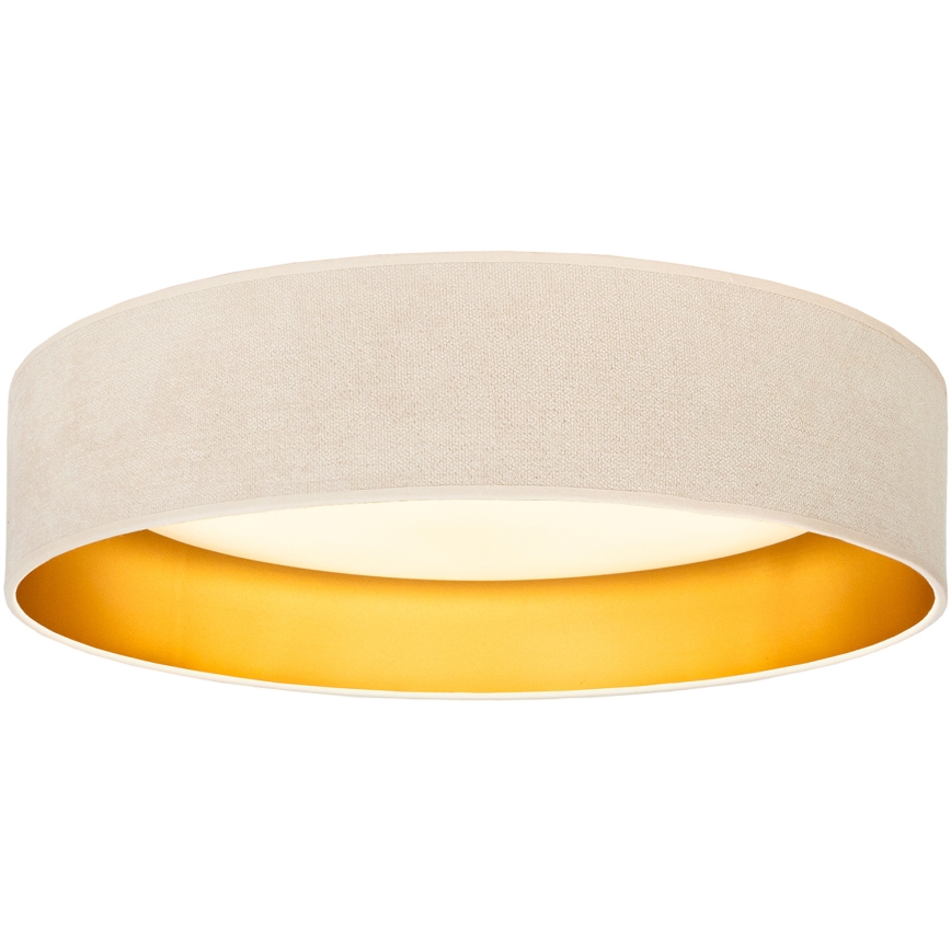 Brilagi - Plafonnier LED VELVET SIMPLE LED/36W/230V 3000K Ø 55 cm crème/doré