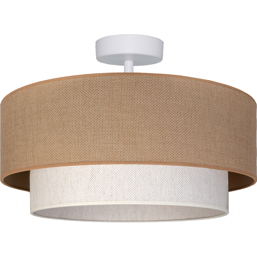 Brilagi - LED plafonnière BOHO ECO 1xE27/10W/230V Ø 40 cm beige/crème