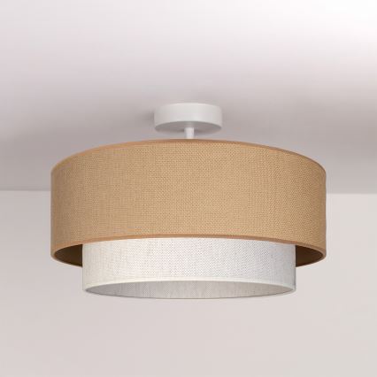 Brilagi - LED plafonnière BOHO ECO 1xE27/10W/230V Ø 40 cm beige/crème