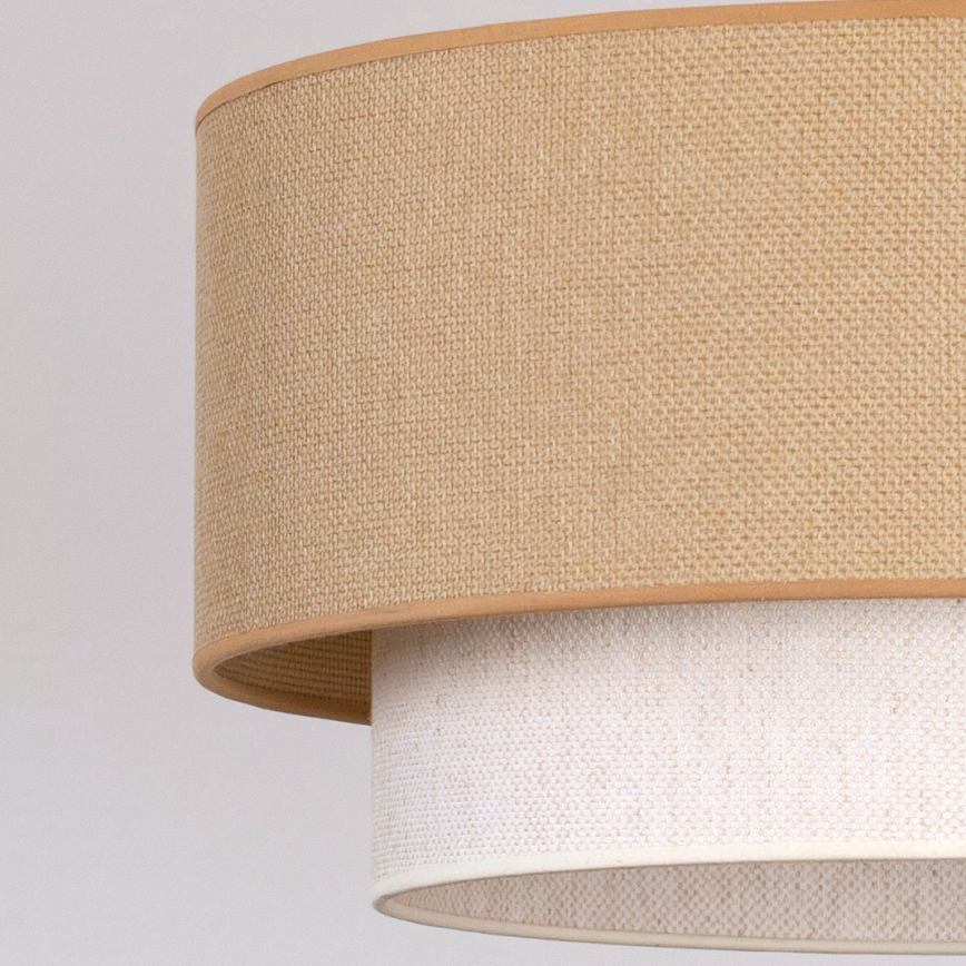 Brilagi - LED plafonnière BOHO ECO 1xE27/10W/230V Ø 40 cm beige/crème