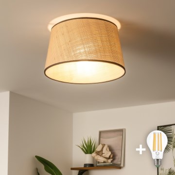 Brilagi - LED-plafonnière CERIA 1xE27/40W/230V Ø 35 cm beige