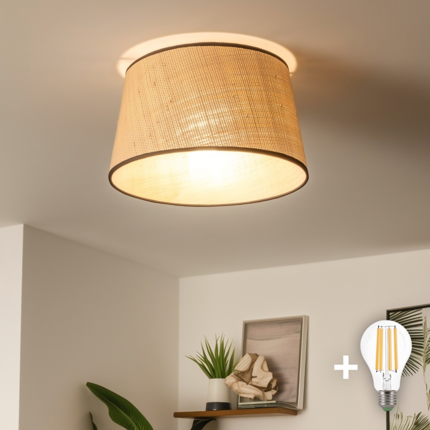 Brilagi - LED-plafonnière CERIA 1xE27/40W/230V Ø 35 cm beige