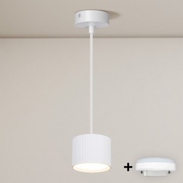BRILAGI - LED RGB+CCT dimbare hanglamp met kabel STRIPY 1xGX53/14W/230V pr. 82 mm 2700-6500K Wi-Fi Tuya wit