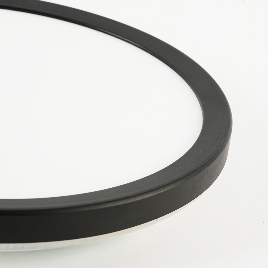 Brilagi - LED RGBW dimbare plafondlamp ULTRA SLIM LED/18W/230V 2700-6500K Ø 30 cm zwart + afstandsbediening