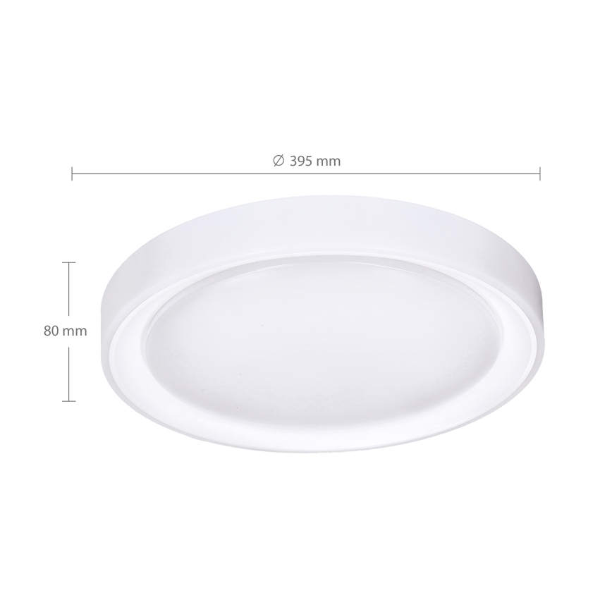 Brilagi - LED RGB dimbare plafondlamp FLOCO LED/30W/230V 3000-6500K Wi-Fi Tuya + LED/6W + afstandsbediening