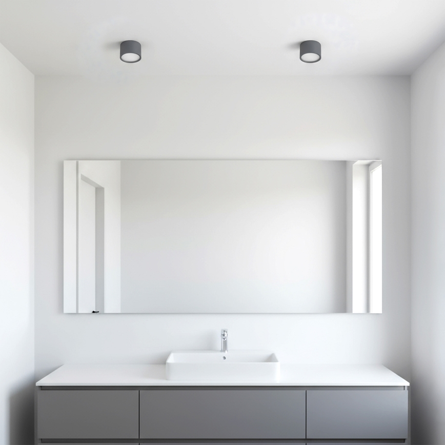 BRILAGI - Spot LED RGB+CCT dimmable pour salle de bains SMOOTH1xGX53/14W/230V 60x82 mm 2700-6500K Wi-Fi Tuya anthracite IP54