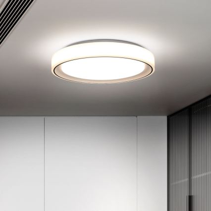 Brilagi - Plafonnier LED RGB dimmable FLOCO LED/30W/230V Ø 39,5 cm 3000-6500K Wi-Fi Tuya + LED/6W + télécommande