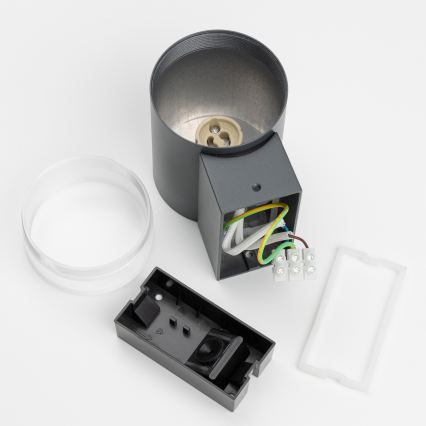 Brilagi - Applique murale d'extérieur LED RGBW dimmable MATERA 1xGU10/6W/230V 3000K IP54 anthracite + télécommande