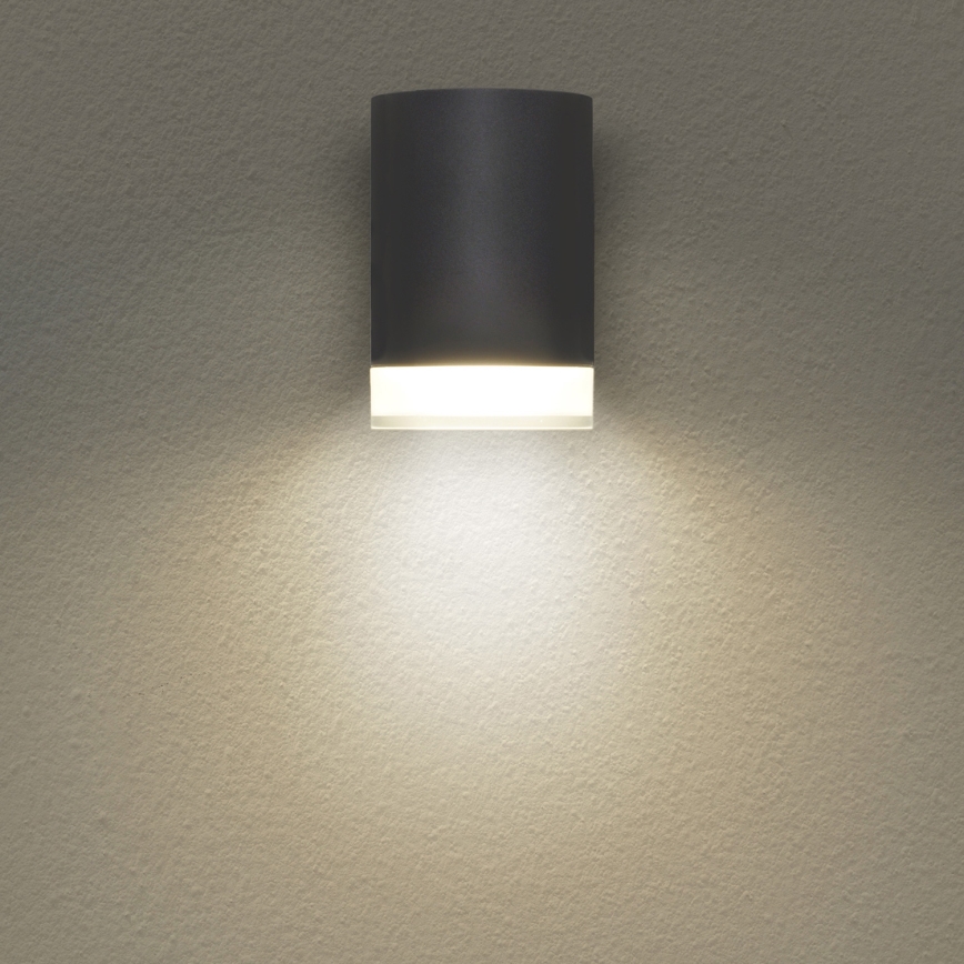 Brilagi - Applique murale d'extérieur LED RGBW dimmable MATERA 1xGU10/6W/230V 3000K IP54 anthracite + télécommande