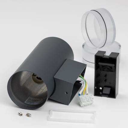 Brilagi - Applique murale d'extérieur LED RGBW dimmable MATERA 2xGU10/4,8W/230V 3000K IP54 anthracite + télécommande