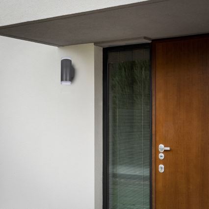 Brilagi - Applique murale d'extérieur LED RGBW dimmable MATERA 2xGU10/4,8W/230V 3000K IP54 anthracite + télécommande