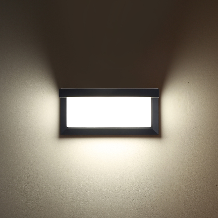 Brilagi - Applique murale d'extérieur LED RGBW dimmable BRICKY 1xE27/15W/230V 2700-6500K anthracite IP54